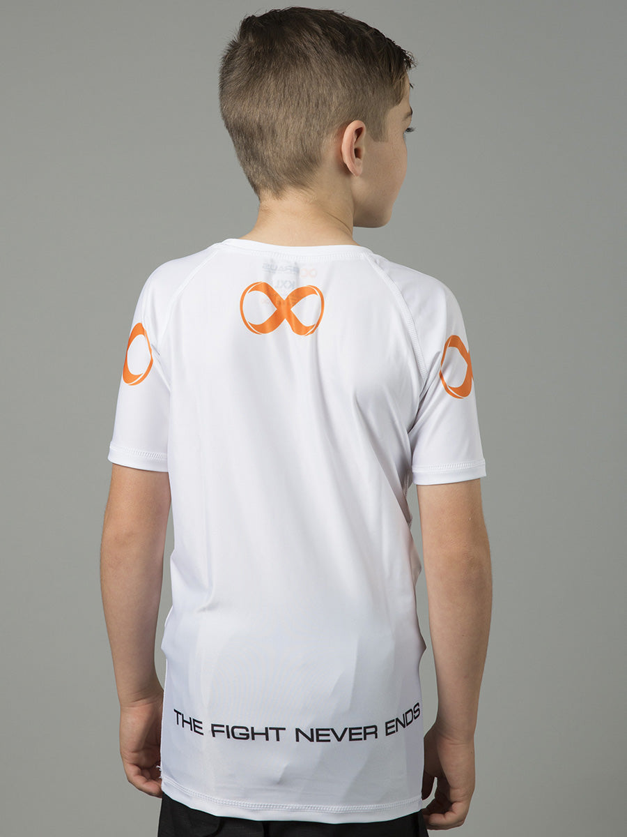 Ranked Kids No Gi Rash Guard Short Sleeve