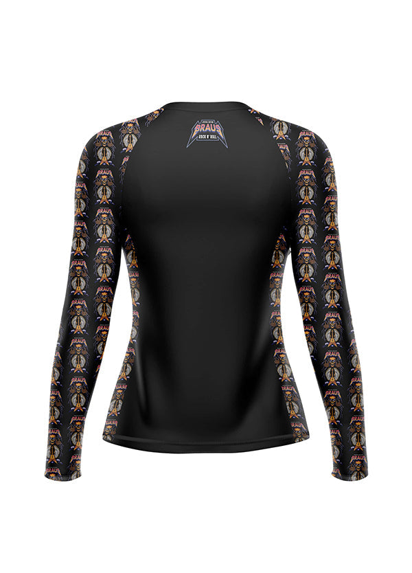 Rock and Roll Women's No Gi Rash Guard Long Sleeve