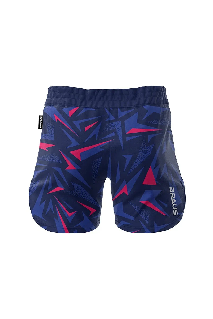 10 Years Women's No Gi Fight Shorts Navy Pink