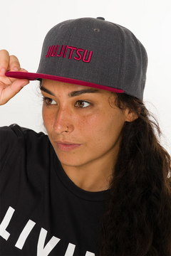 Classic Jiu Jitsu Women's Snapback Hat Grey