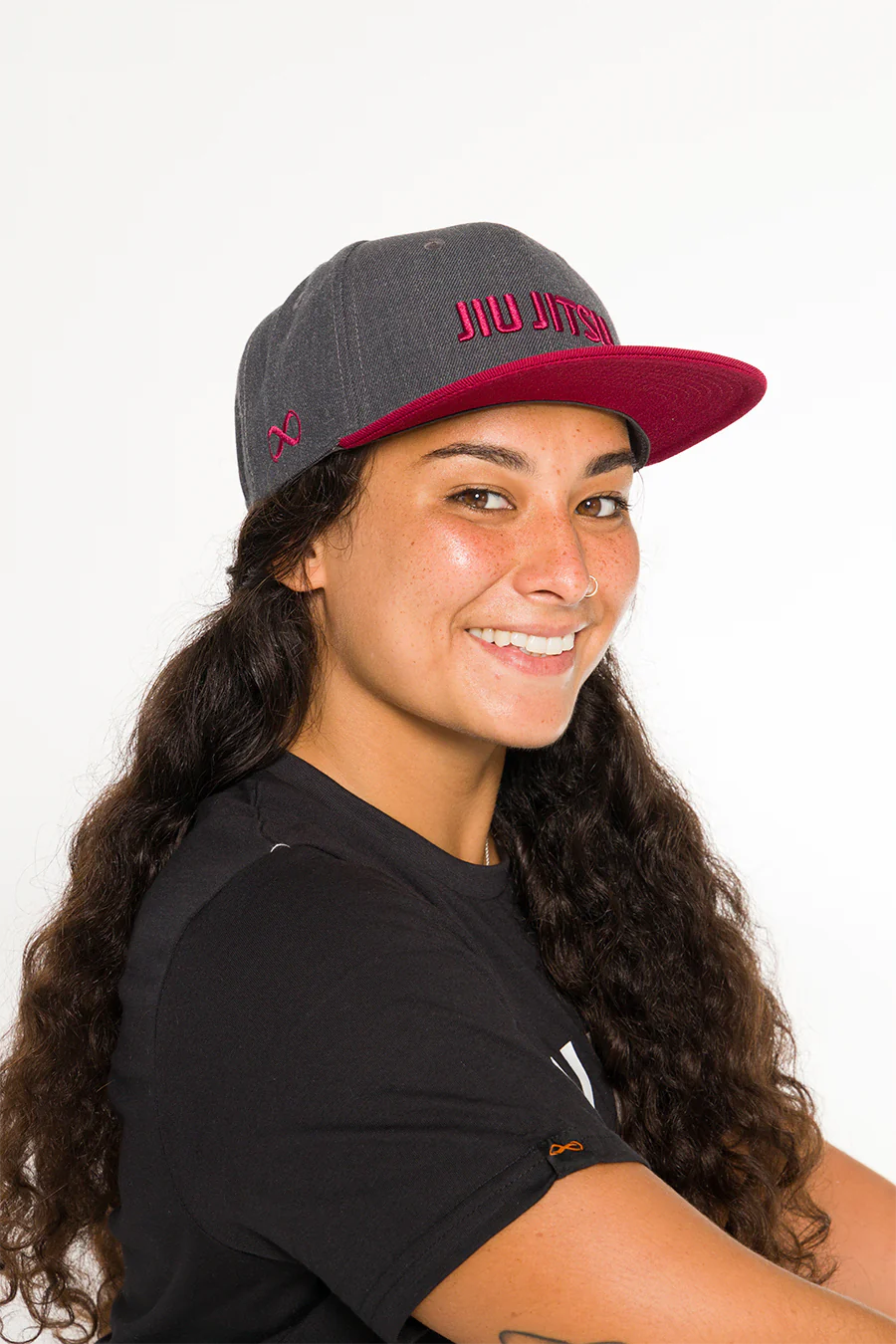 Classic Jiu Jitsu Women's Snapback Hat Grey