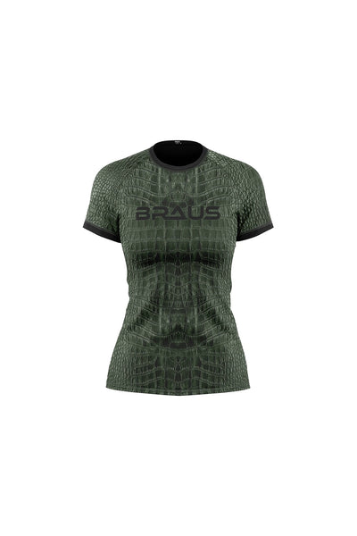 Crocodile Women's No Gi Rash Guard Short Sleeve