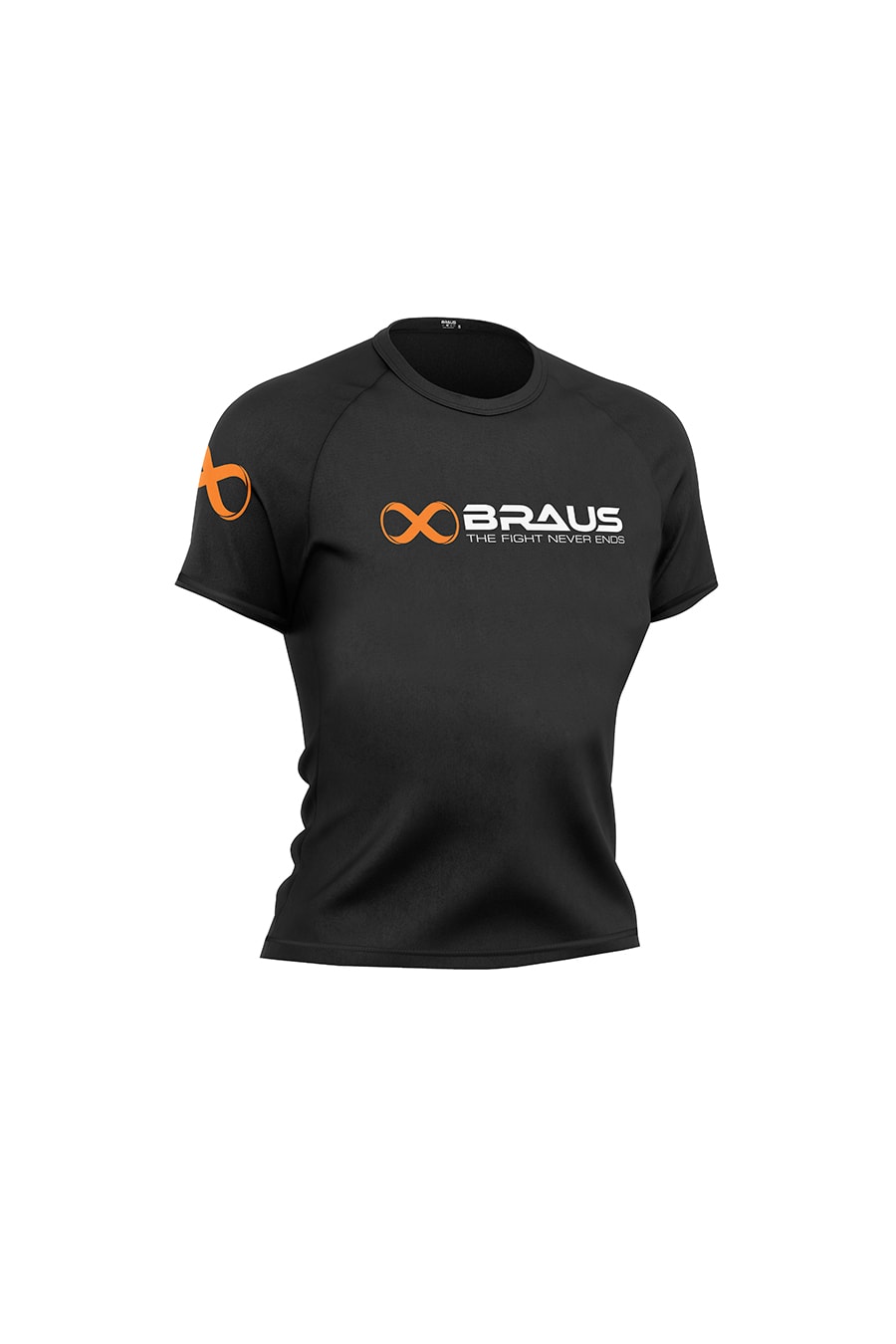 Braus Kids Rash Guard Short Sleeve Black