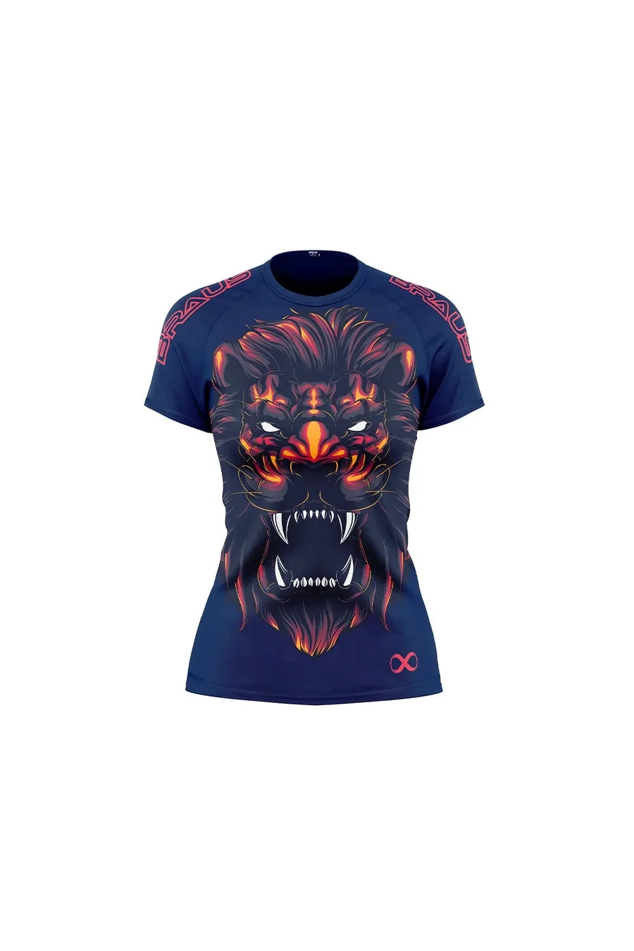 Lion Women's No Gi Rash Guard Short Sleeve