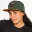 Living Jiu Jitsu Women's Snapback Hat Army Green