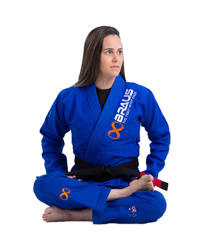 Pro Light Womens Bjj Gi Blue – Braus Fight Usa