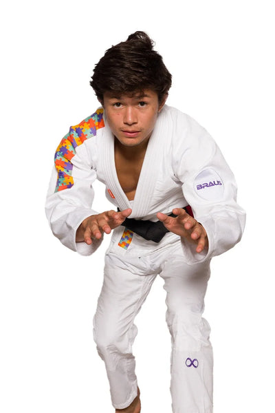 Puzzle White BJJ Gi