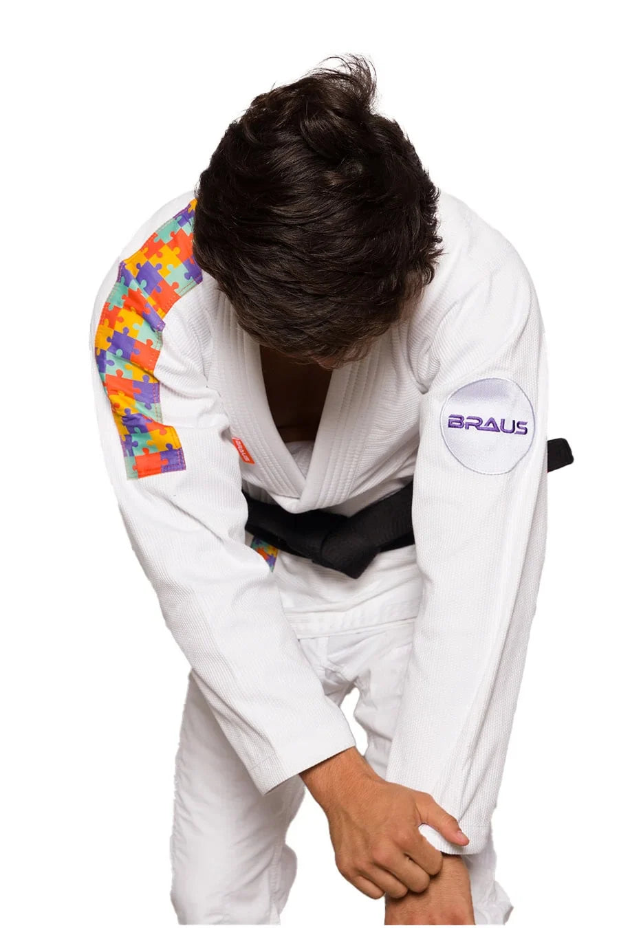 Puzzle White BJJ Gi