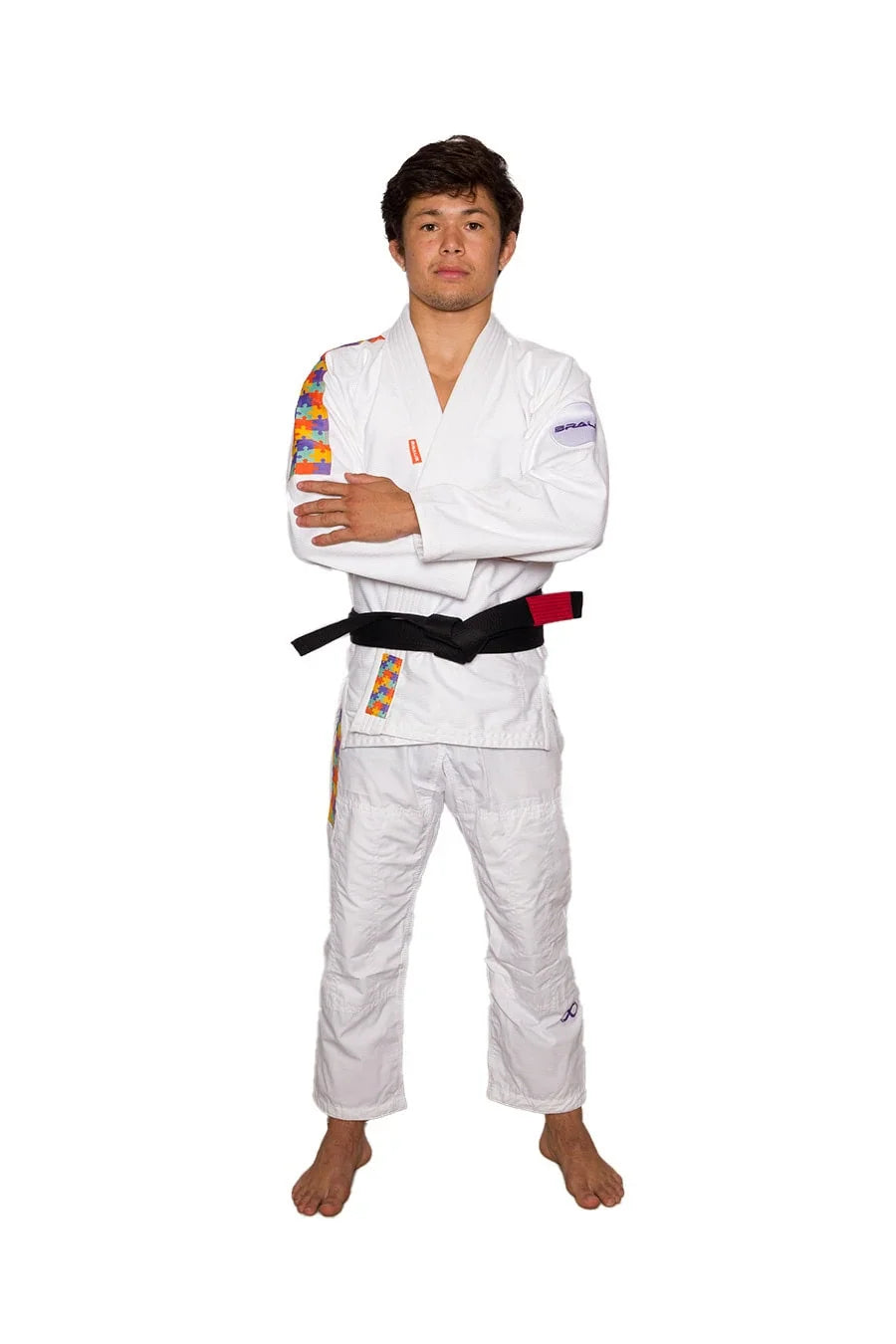Puzzle White BJJ Gi