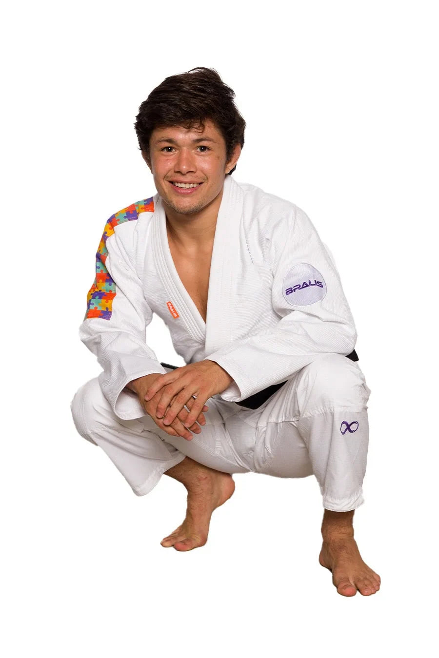 Puzzle White BJJ Gi
