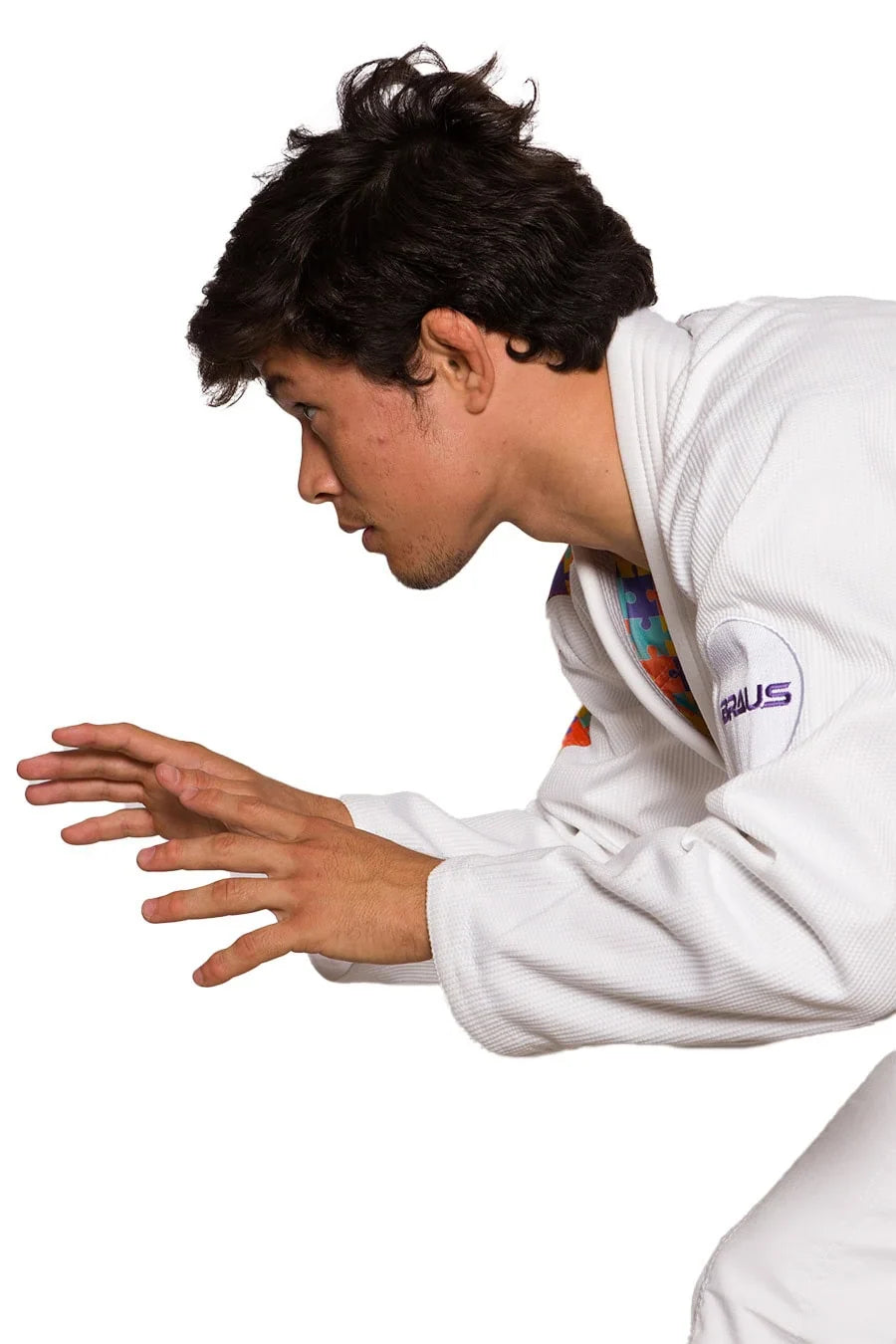 Puzzle White BJJ Gi