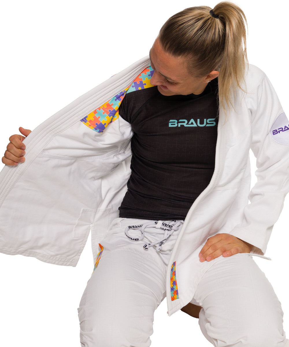 Puzzle Women's White BJJ Gi
