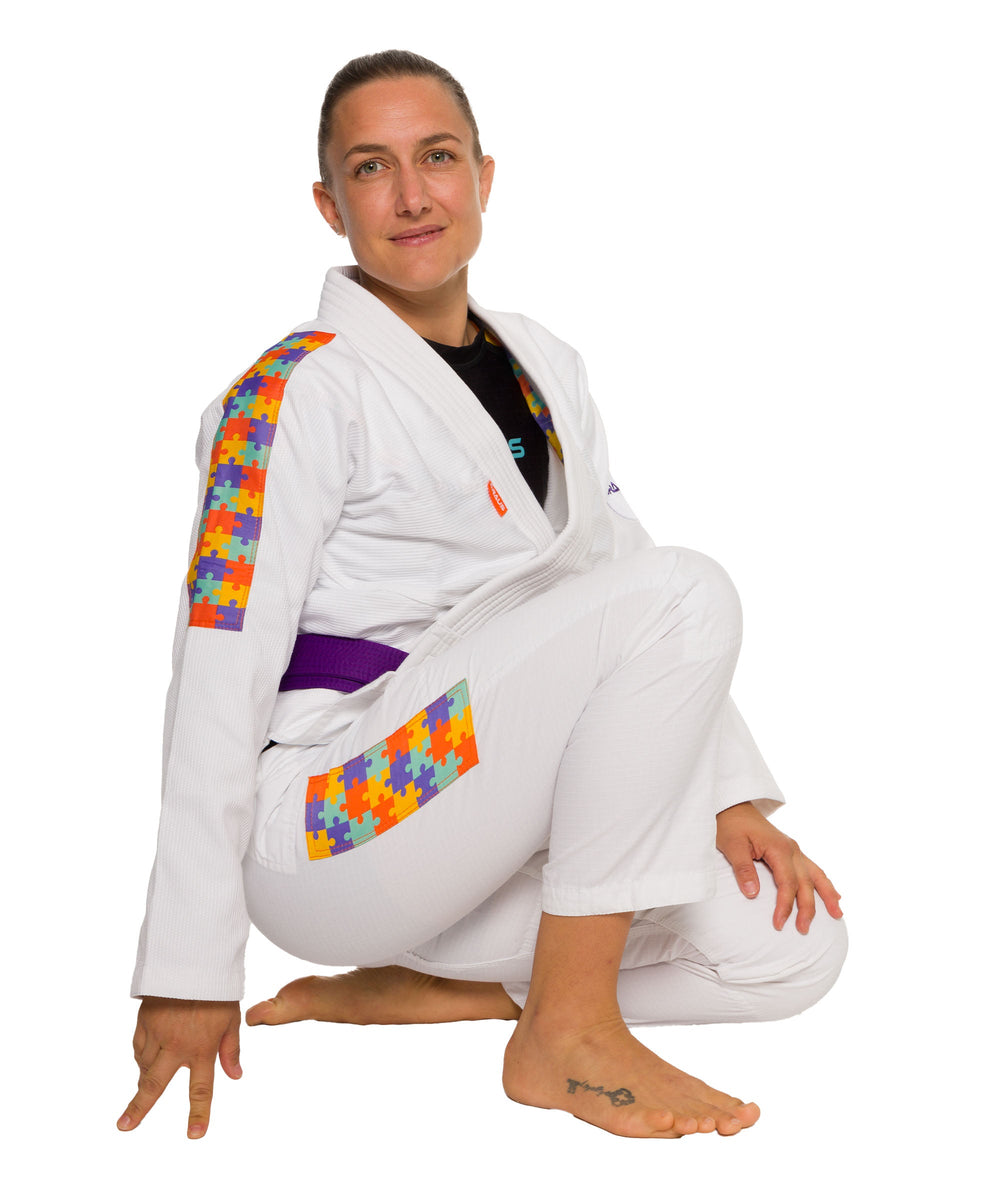 Puzzle Women's White BJJ Gi