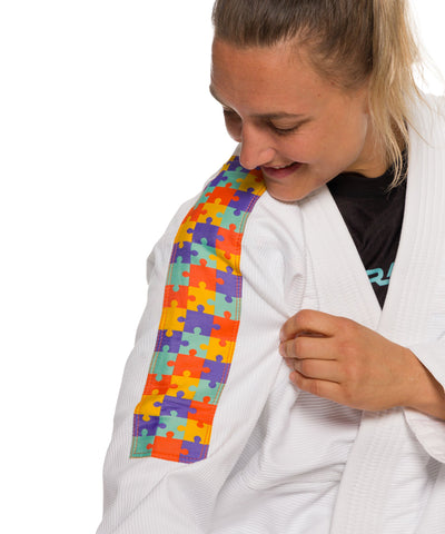 Puzzle Women's White BJJ Gi