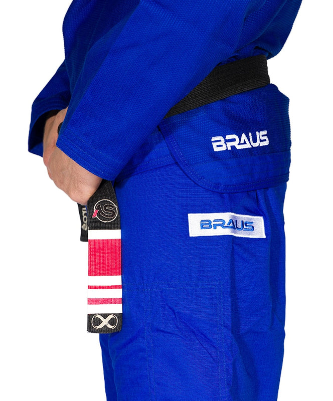 Rebel Pro Comp BJJ Gi Blue Braus Fight USA