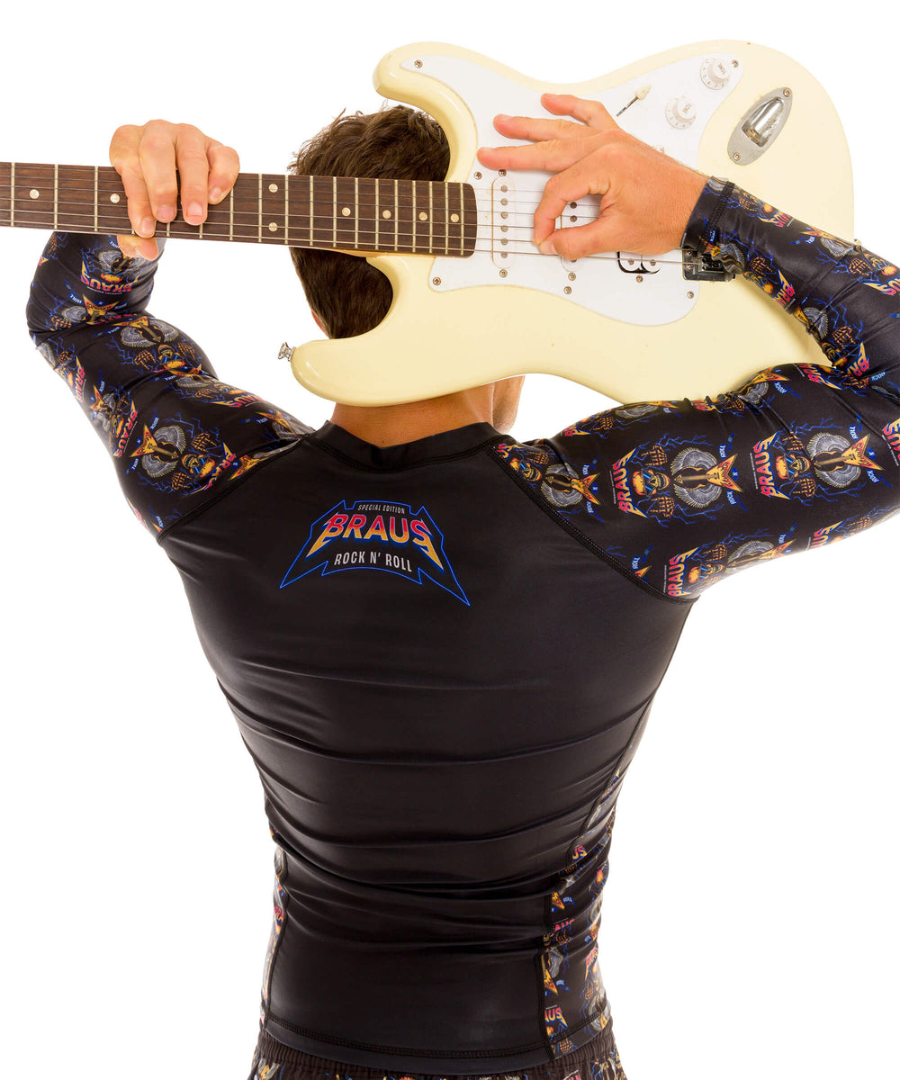 Rock and Roll No Gi Rash Guard Long Sleeve