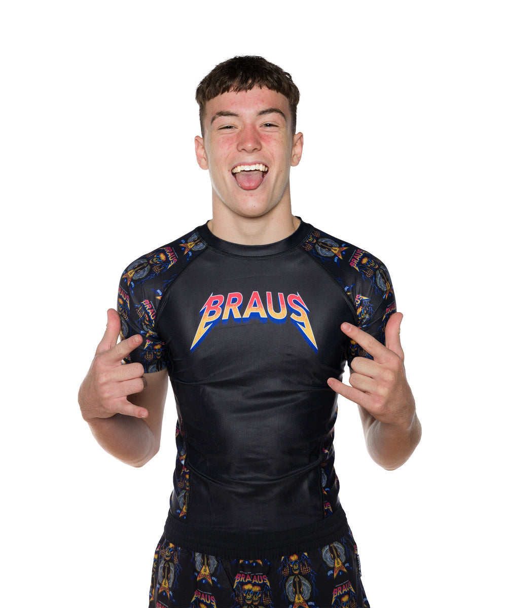 Rock and Roll Kids No Gi Rash Guard Short Sleeve