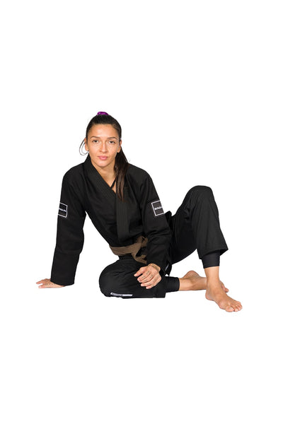 Rebel Pro Comp Women's BJJ Gi Black