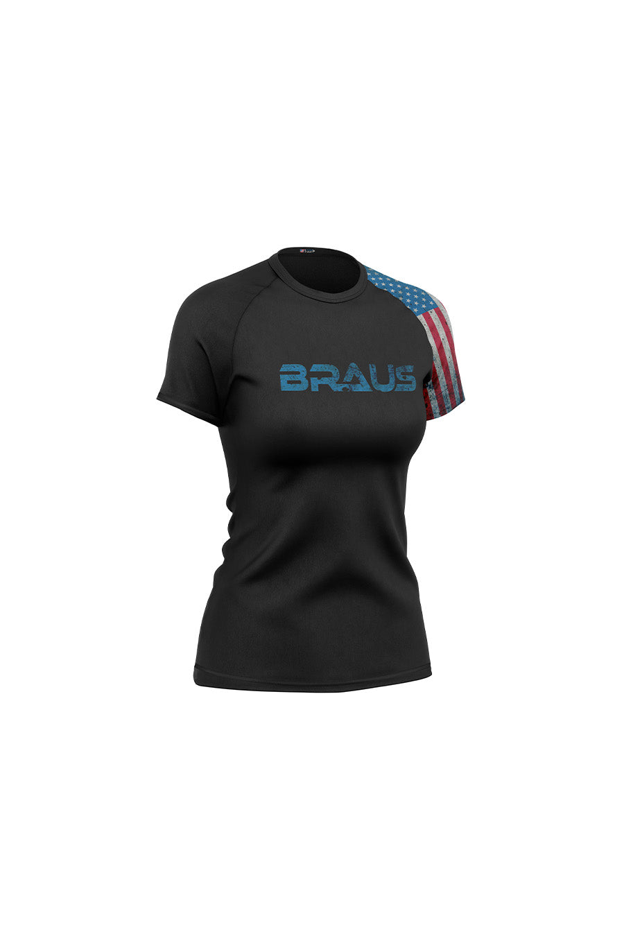 USA Flag Women´s No Gi Rash Guard Short Sleeve