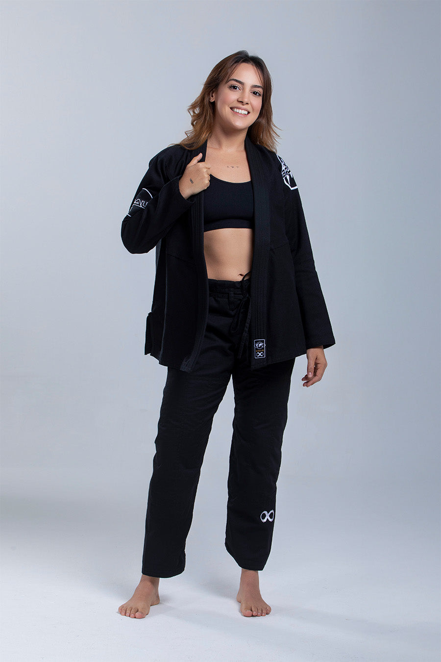 Pro Light Worlds Women's Black BJJ Gi