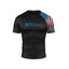 USA Flag No Gi Rash Guard Short Sleeve