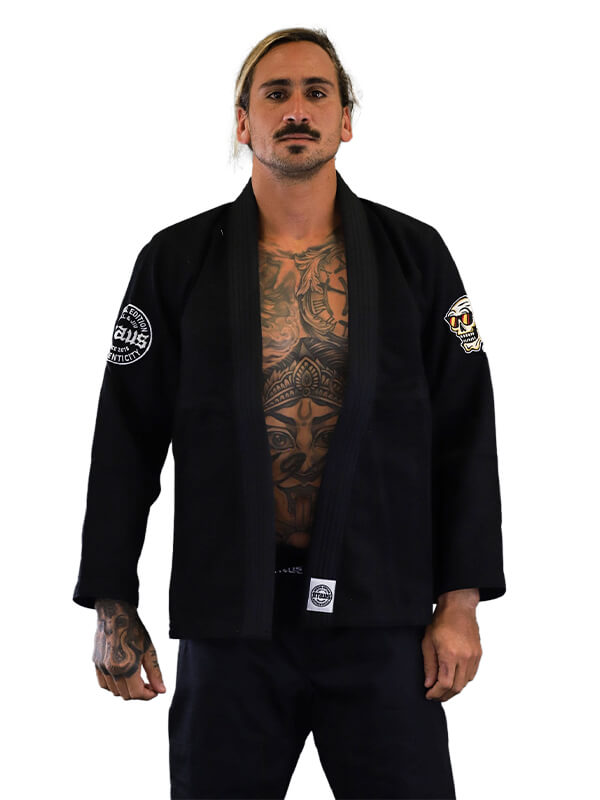 Chill and Jiu BJJ Gi Black