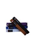 Braus Fight Jiu-Jitsu belts in all ranks – white, blue, purple, brown, and black – stacked with visible logos.