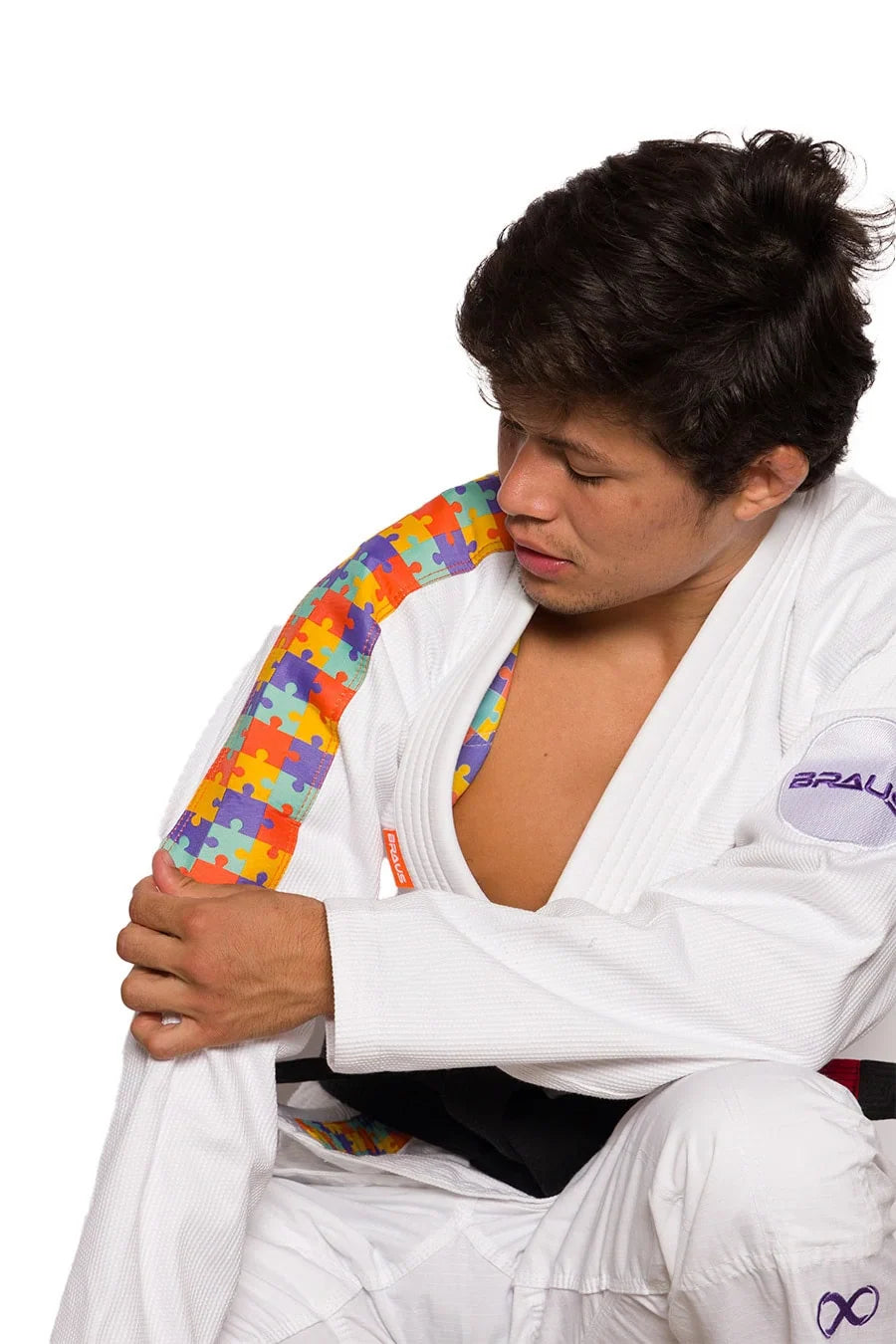 Puzzle White BJJ Gi