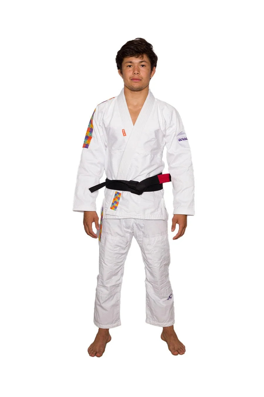 Puzzle White BJJ Gi