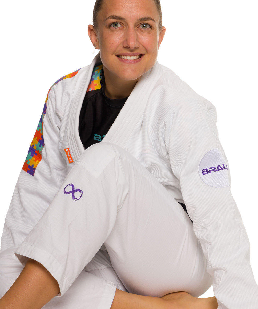 Puzzle Women's White BJJ Gi