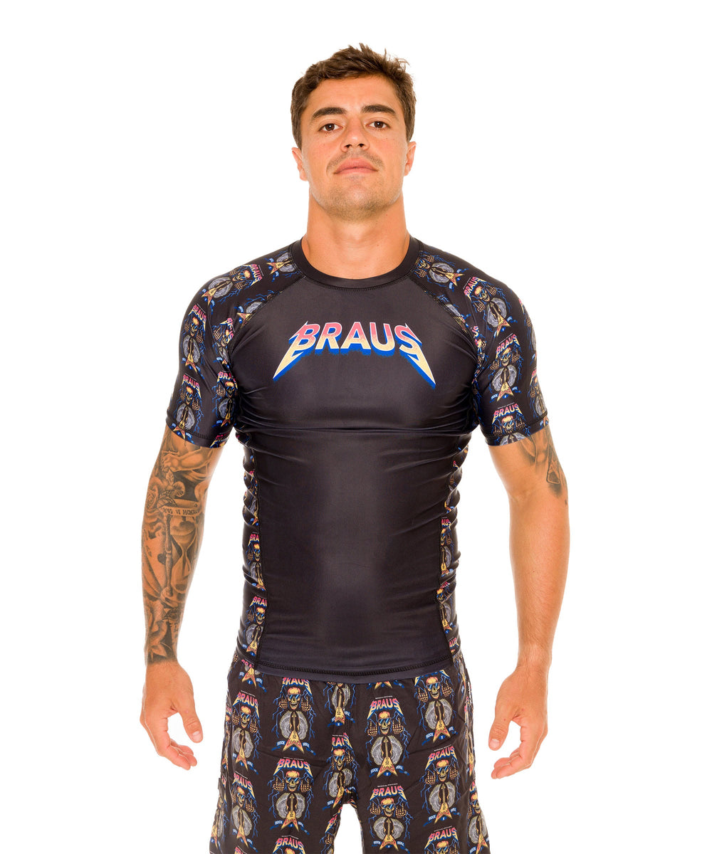 Rock and Roll No Gi Rash Guard Short Sleeve