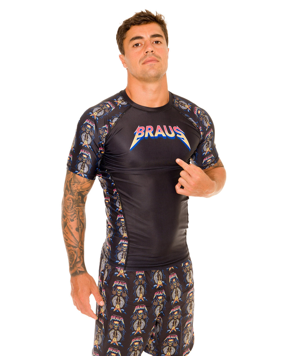 Rock and Roll No Gi Rash Guard Short Sleeve