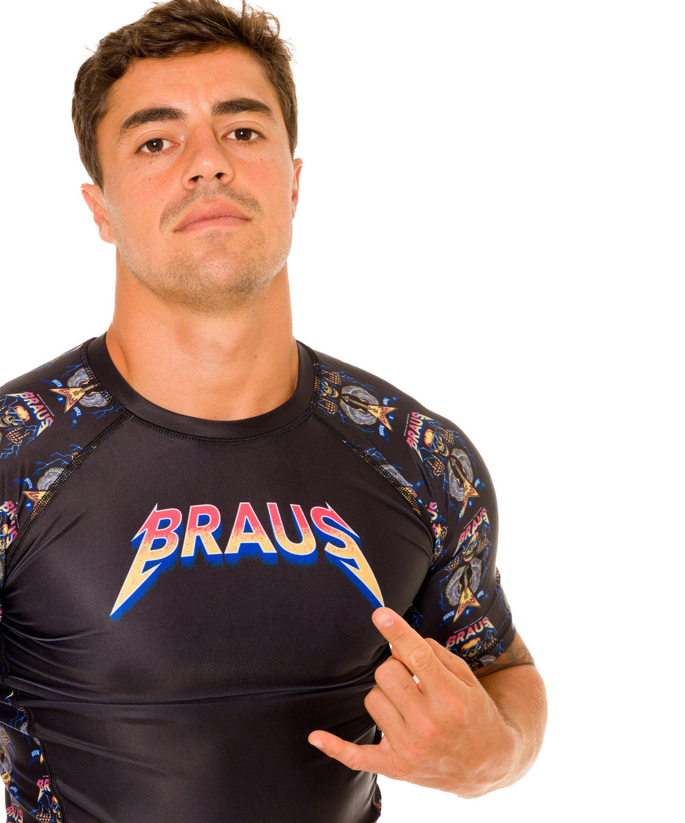 Rock and Roll No Gi Rash Guard Short Sleeve