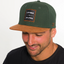 Living Jiu Jitsu Snapback Hat Army Green