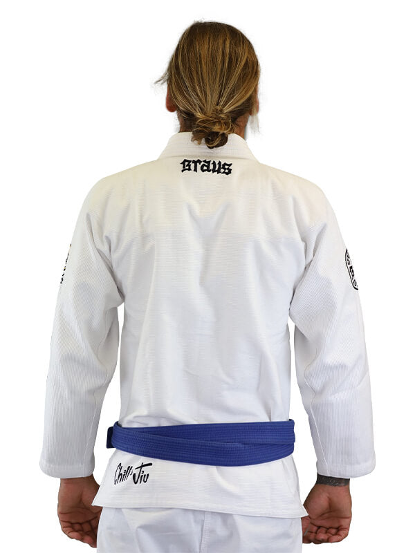 Chill and Jiu BJJ Gi White