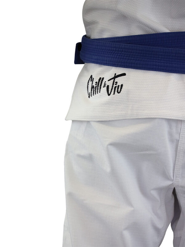 Chill and Jiu BJJ Gi White